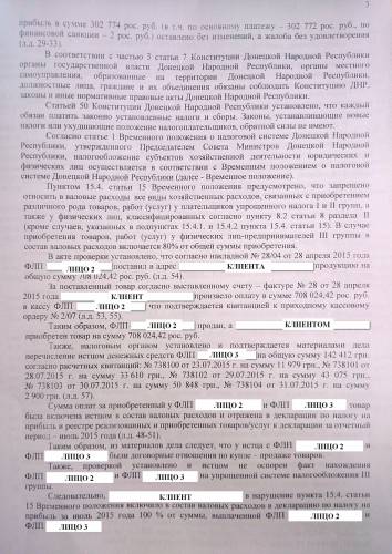 Решения суда ДНР налоговые споры пример